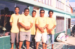 crew of a Cebu diveshop
